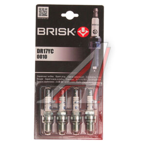 Свеча зажигания ЗМЗ-405, 409 Евро-3 BRISK (к-т 4 шт.) блистер