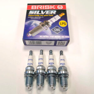 Свеча зажигания ЗМЗ-405, 409 Евро-3 газ-бензин (Silver) BRISK (к-т 4 шт.) блистер