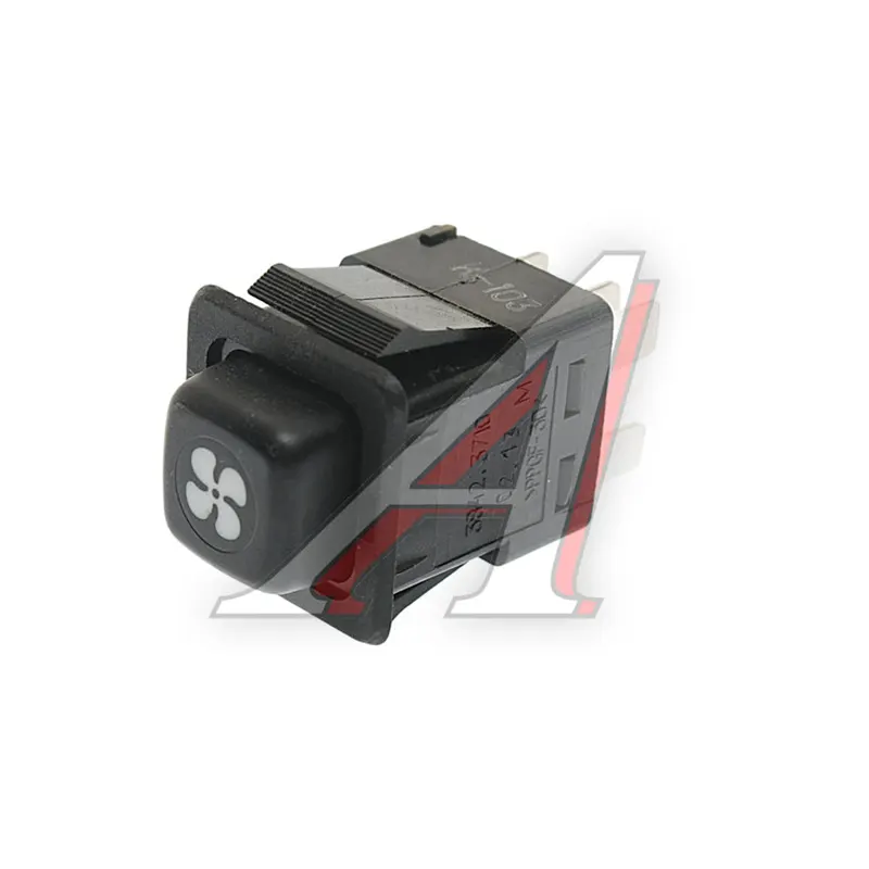 Выключатель кнопка ЗИЛ, ГАЗ, КАМАЗ, МАЗ вентилятора (замена .3842.3710.000-06М)