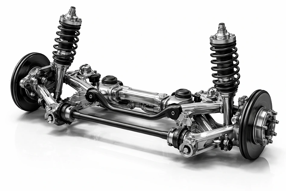 Устройство подвески и тормозной системы автомобиля: стойка МакФерсон, тормозной диск и суппорт