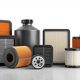 Четыре типа автомобильных фильтров: масляный, воздушный, топливный и салонный