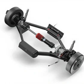 Устройство подвески автомобиля: основные компоненты — амортизаторы, пружины, рычаги, стабилизатор