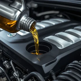 Моторное масло заливка в двигатель