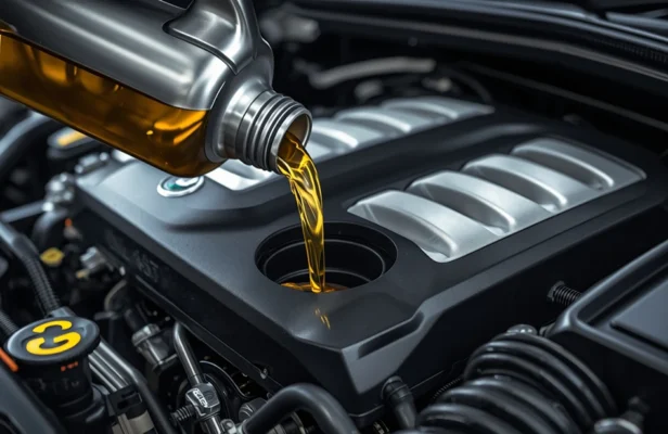 Моторное масло заливка в двигатель