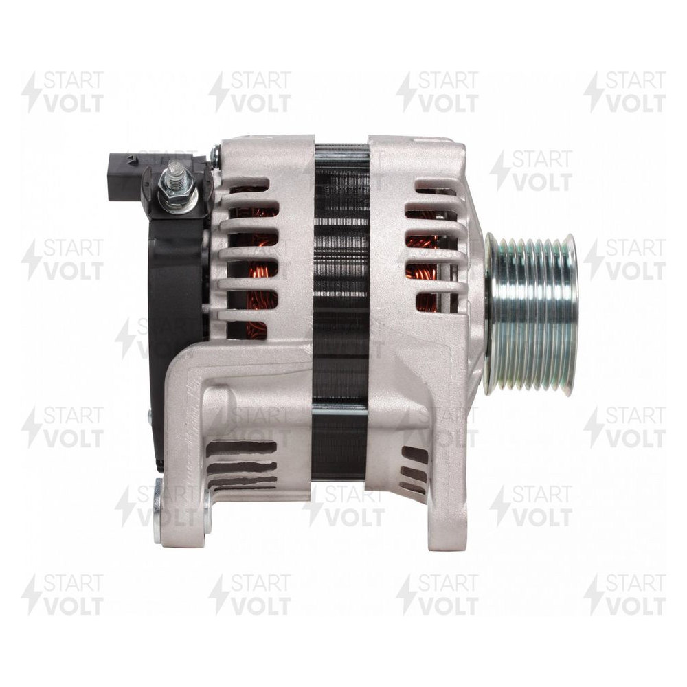 Генератор 28V 120A с шкивом 8PK (2 крепления) для автобусов НЕФАЗ/ЛиАЗ/МАЗ/Волгабас