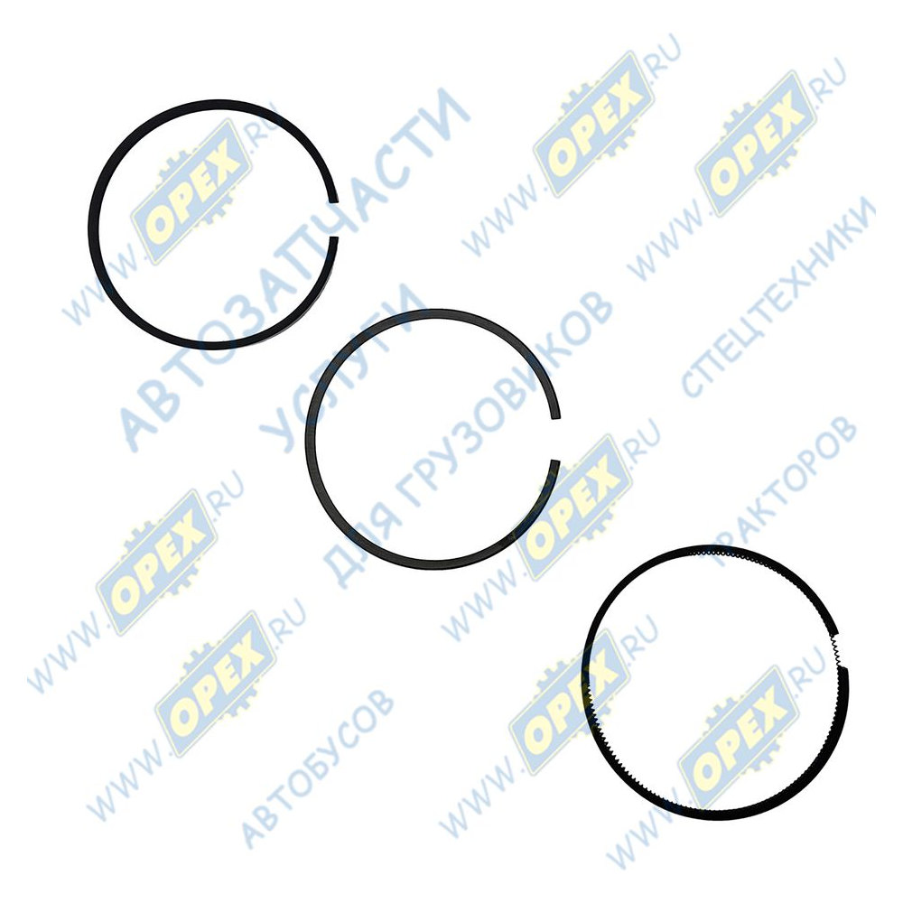 Кольца поршневые D=125 (3х3х3х4)