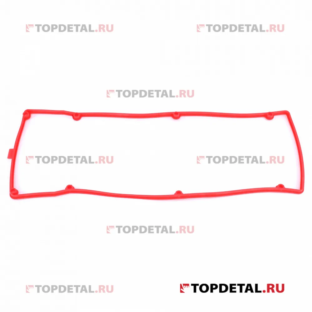 Прокладка клапанной крышки ЗМЗ 405, 406 (ЕВРО-3, 8 отверстий) красная MVQ