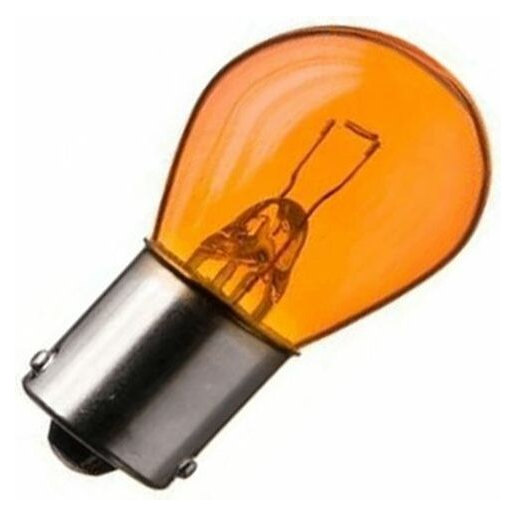 Лампа 12V PY21W (BAU15s) смещенный цоколь, желтый