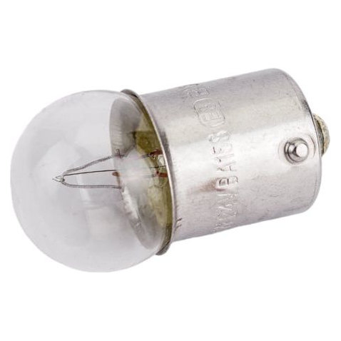 Лампа габаритная 24V 10W с цоколем Ba15s