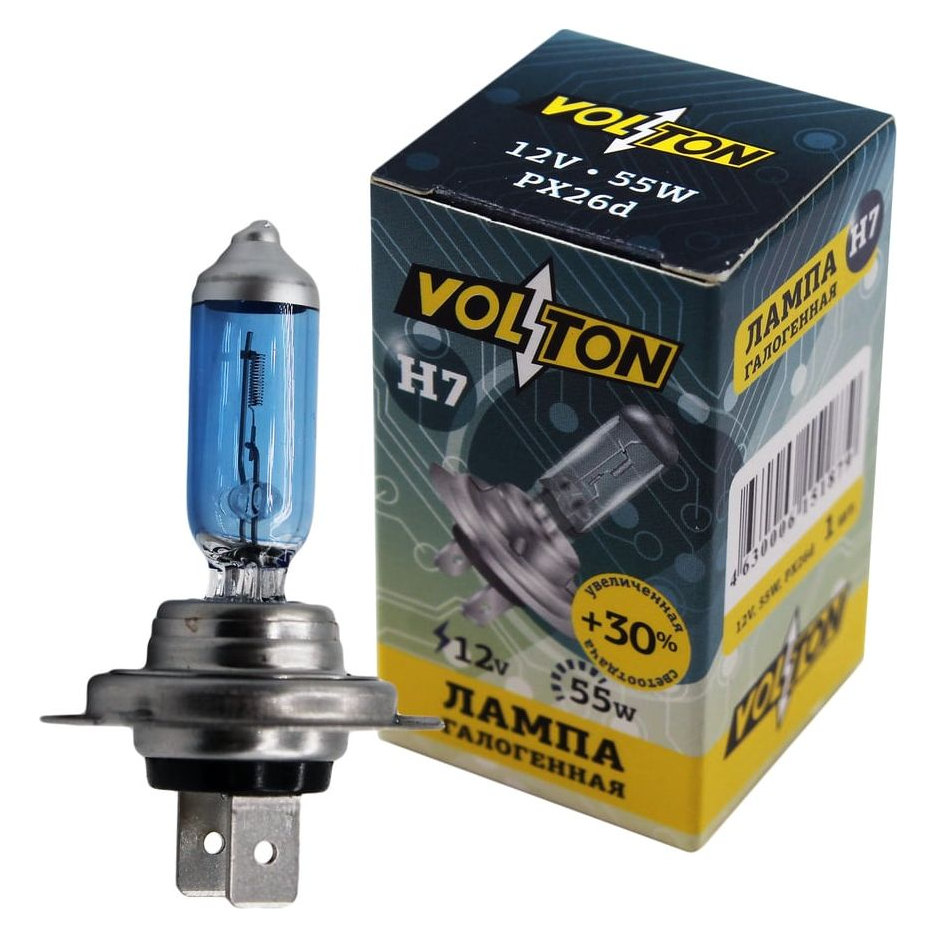 Лампа H7 12V 55W +30%