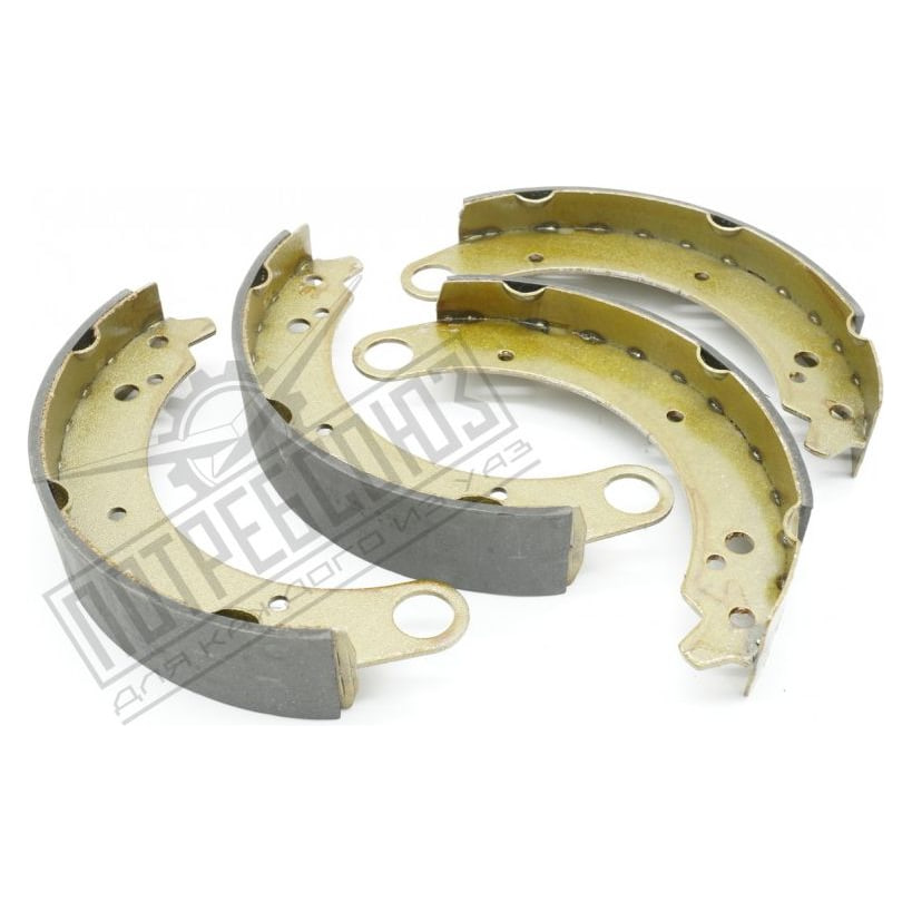 Колодки тормозные УАЗ-469 задняя 2 дл+2 кор (к-т 4шт.) TRIALLI